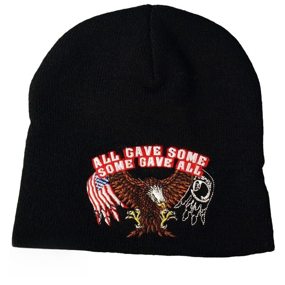 1992 All Gave Some, Some Gave All Knit Cap Black